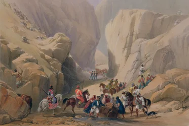 De opening naar de smalle doorgang boven de Siri Bolan, uit 